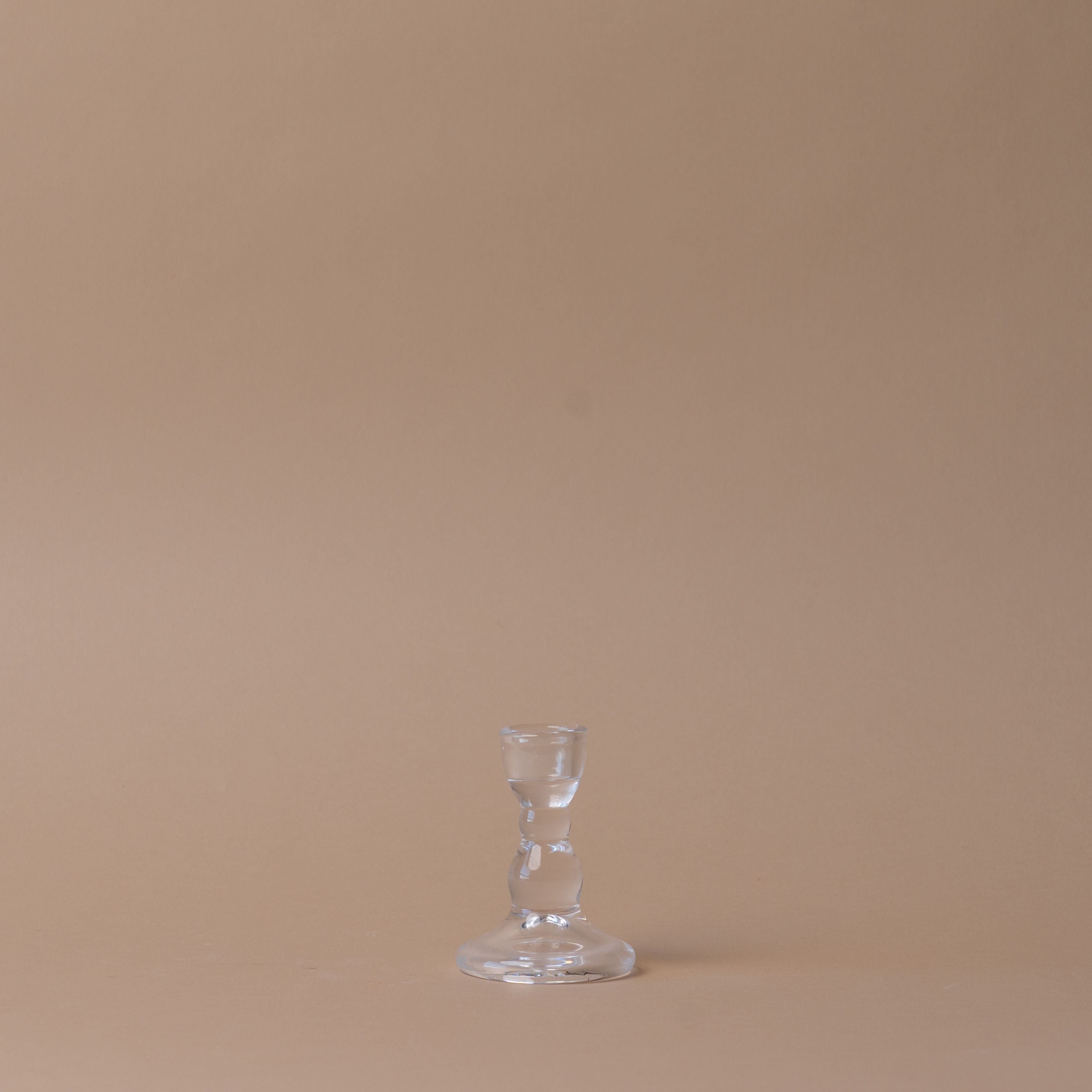 Moulded Glass Candle Holder candle holder Indaba Clear Glass