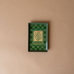 Check Pattern Herbs Enamelled Tray tray Roomytown Inc (Faire)