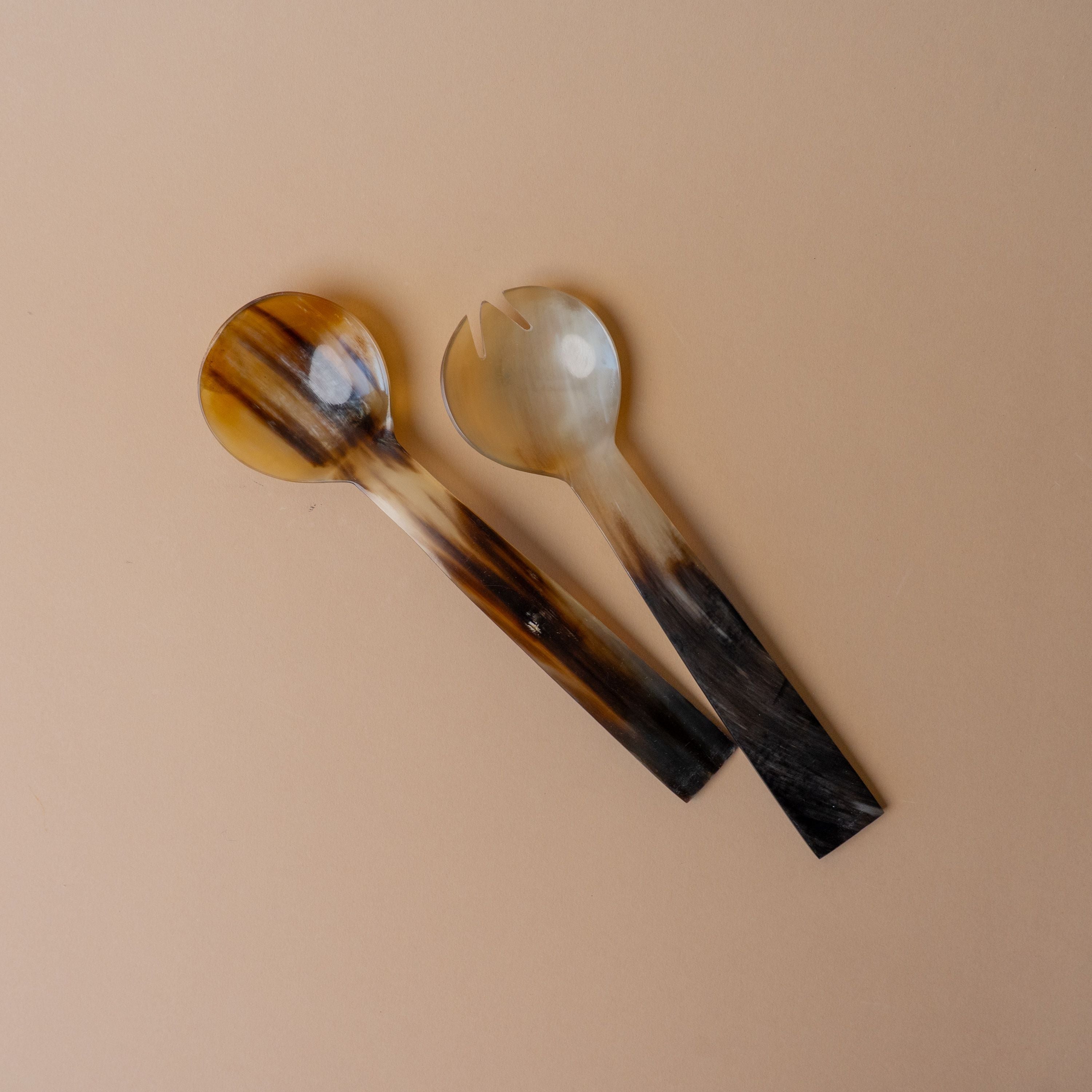 Hand Cut Salad Servers salad servers Luxe B Co (Faire)