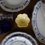 Butter Yellow Petal Dish dish Accents De Ville (ShopZio)
