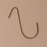 Handmade Brass J Hook wall hook Fog Linen Work Medium