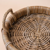 Roll Top Rattan Tray