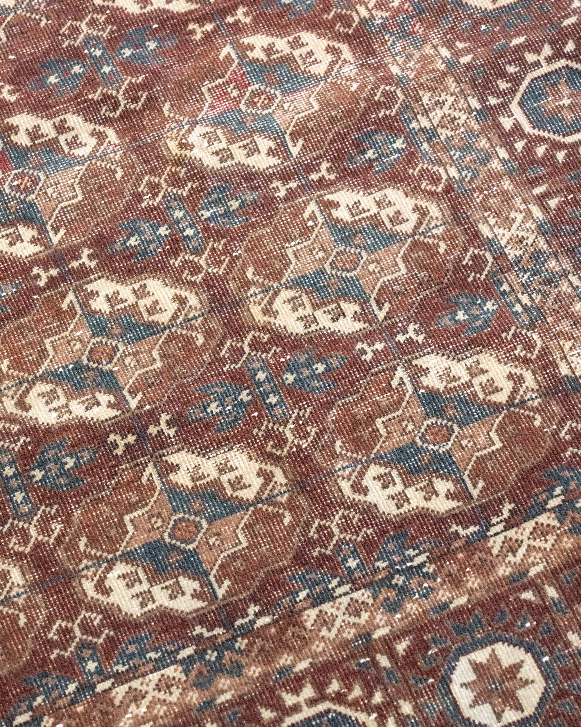 Vintage Turkish Oushak 9'4" x 7'2" VINTAGE - rug Rug & Weave Rugs