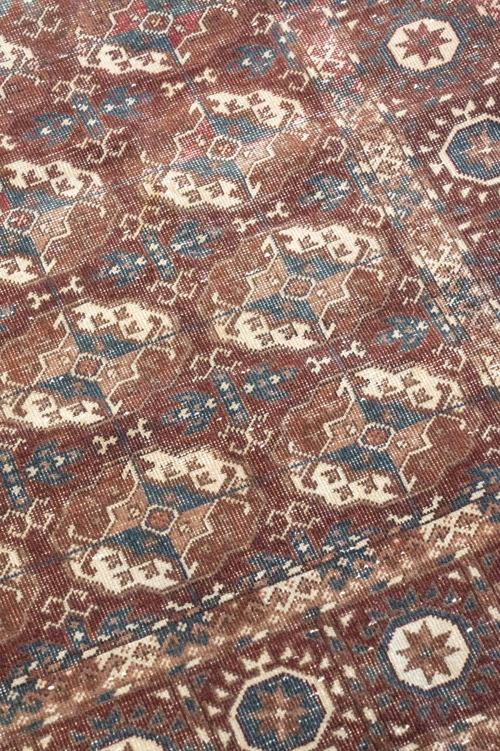 Vintage Turkish Oushak 9'4" x 7'2" VINTAGE - rug Rug & Weave Rugs