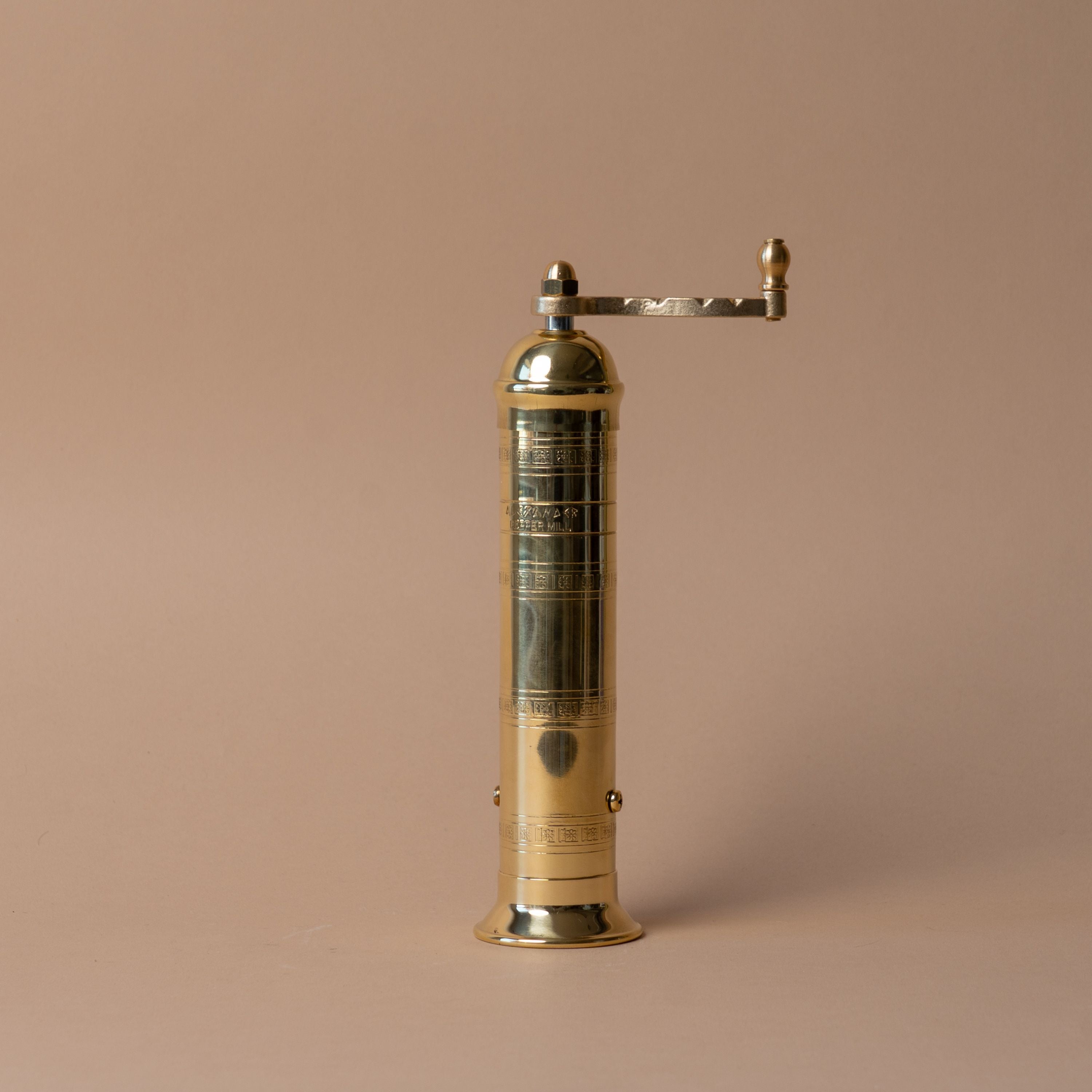 Brass Spice Mill spice grinder Rune-Jakobsen (Faire) Large