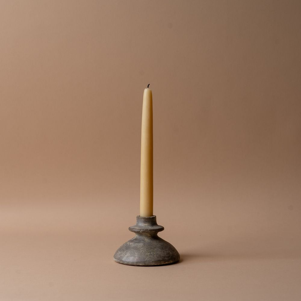 Tapered Terracotta Candle Holder candle holder Indaba