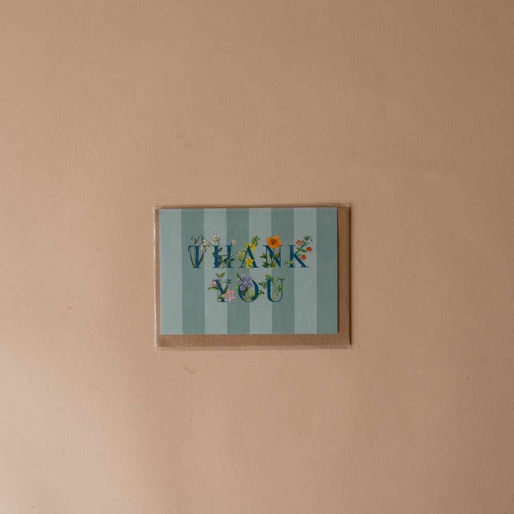 Wildflowers Thank You Card - Rug & Weave