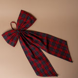 Red Plaid Bow Ornament