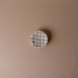 Travertine Check Soap Dish