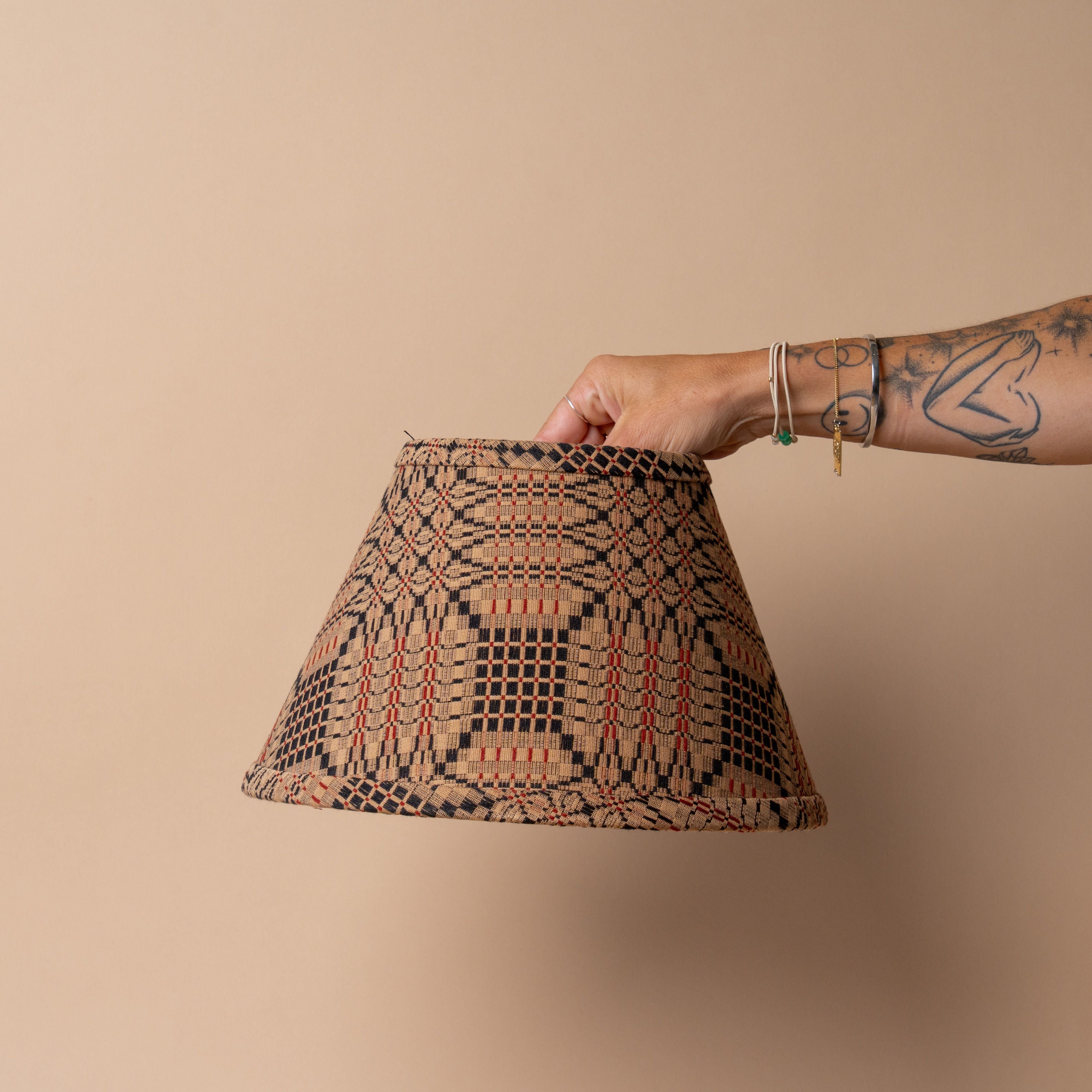 Primitive Table Lamp (Base & Shade Sold Separately) Table Lamps Home Collections by Raghu (Faire) Jacquard Shade