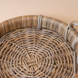 Roll Top Rattan Tray