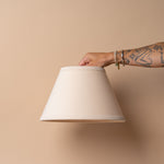 Primitive Table Lamp (Base & Shade Sold Separately) Table Lamps Home Collections by Raghu (Faire) Buttermilk Shade