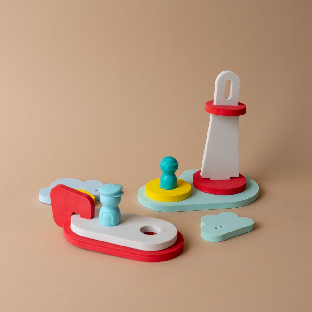 To The Rescue Foam Bath Friends FINNBIRD - bath toy FIRE THE IMAGINATION