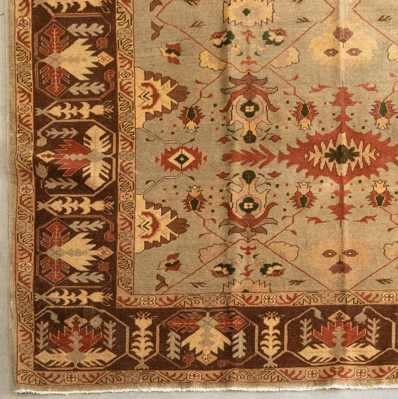 6'6" x 8'3" Vintage Turkish Oushak Rug VINTAGE - rug Rug & Weave Rugs