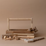 Wooden Tool Play Set FINNBIRD - toy QToysUSA (Faire)