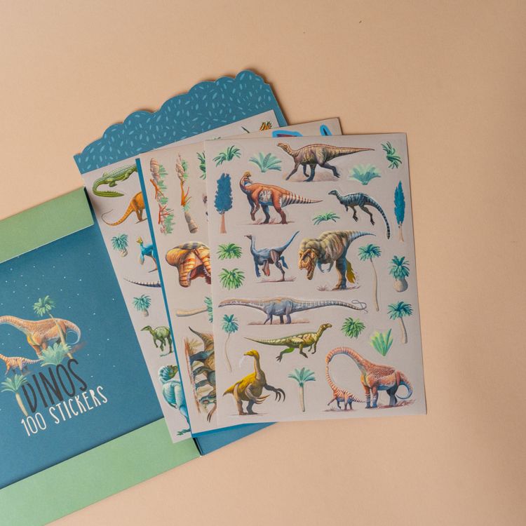 Dino Sticker Activity Set FINNBIRD - activity book FIRE THE IMAGINATION