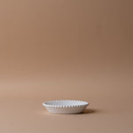 Ceramic Beaded Edge Soap Dish soap dish Luxe Lodge (Faire)
