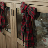 Red Plaid Bow Ornament