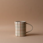 Green & Brown Grid Pattern Pitcher pitcher Creative Co-op (DYA)