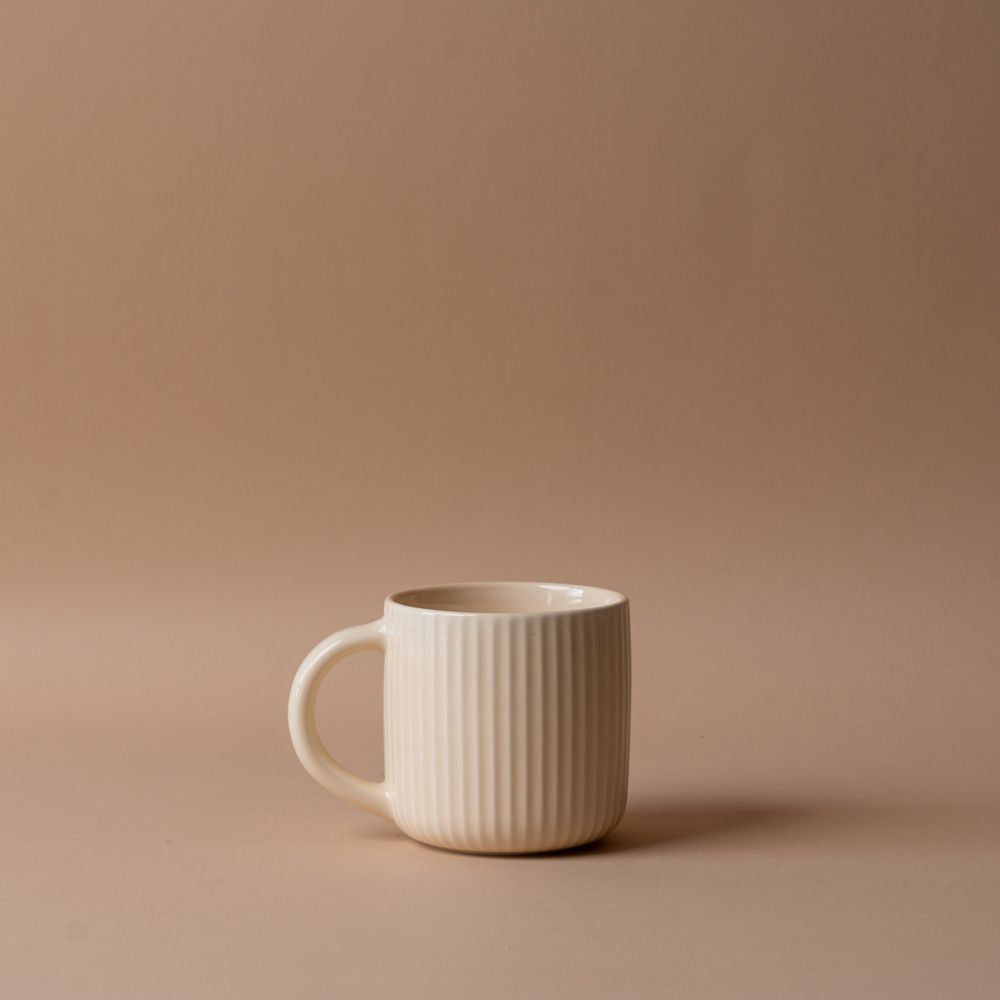 Ridged Stoneware Mug mug DANICA (Faire)