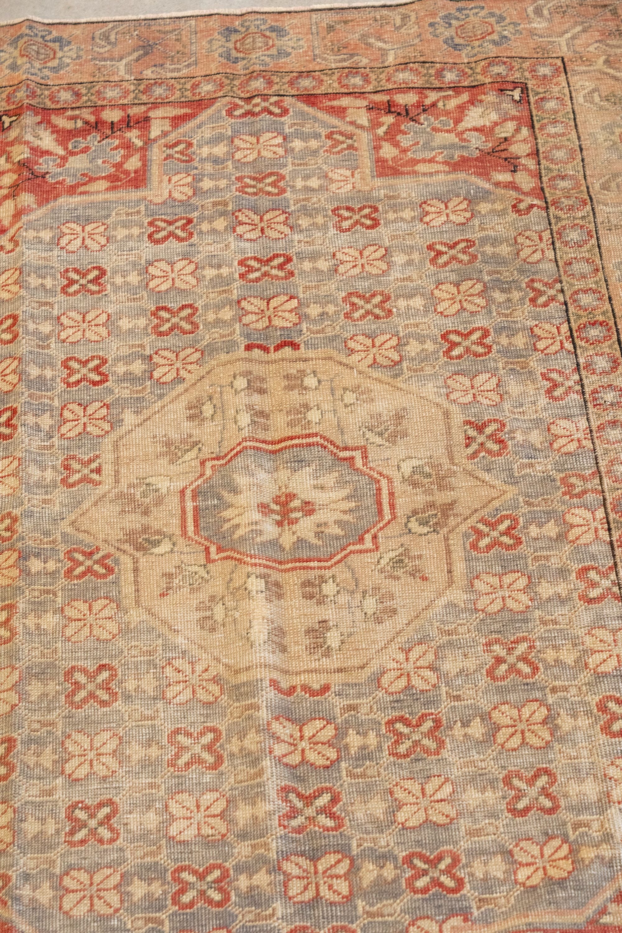 Vintage Turkish Rug 5'9" x 3'8" VINTAGE - rug Rug & Weave Rugs