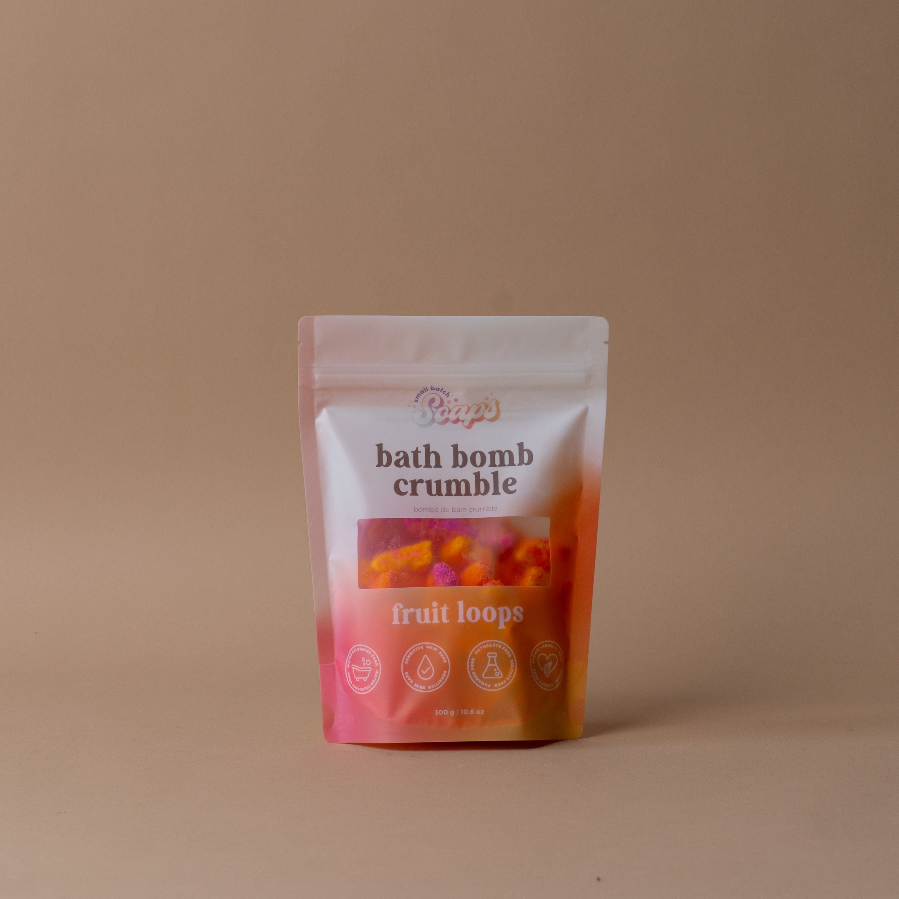 Bath Bomb Crumble bath bomb Small Batch Soaps (Faire) Fruit Loops