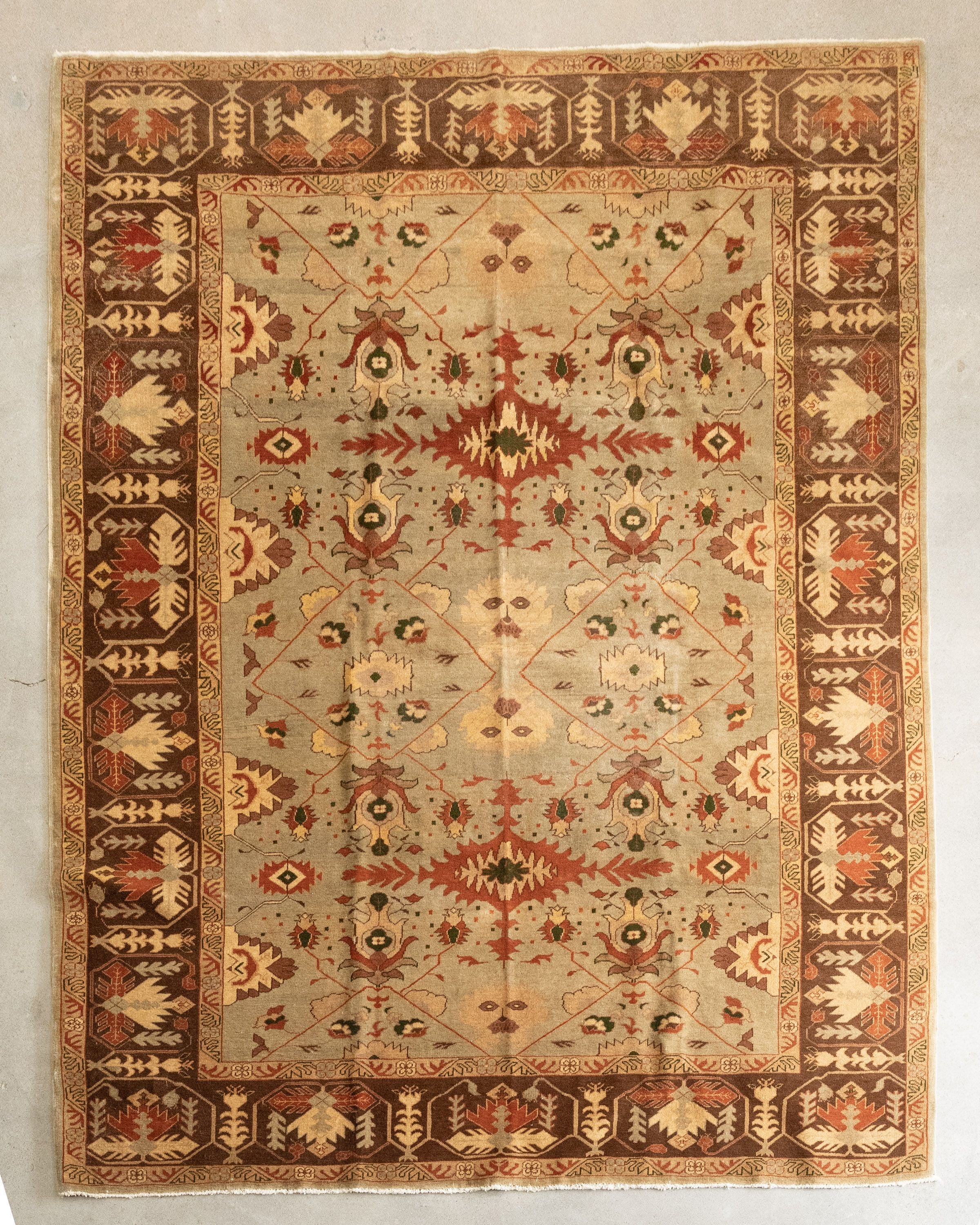 6'6" x 8'3" Vintage Turkish Oushak Rug VINTAGE - rug Rug & Weave Rugs