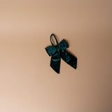 Green Velvet Bow Ornament