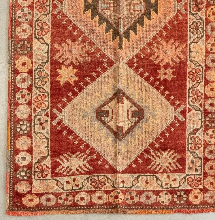 2'10" x 10'3" Vintage Turkish Rug VINTAGE - rug Rug & Weave Rugs