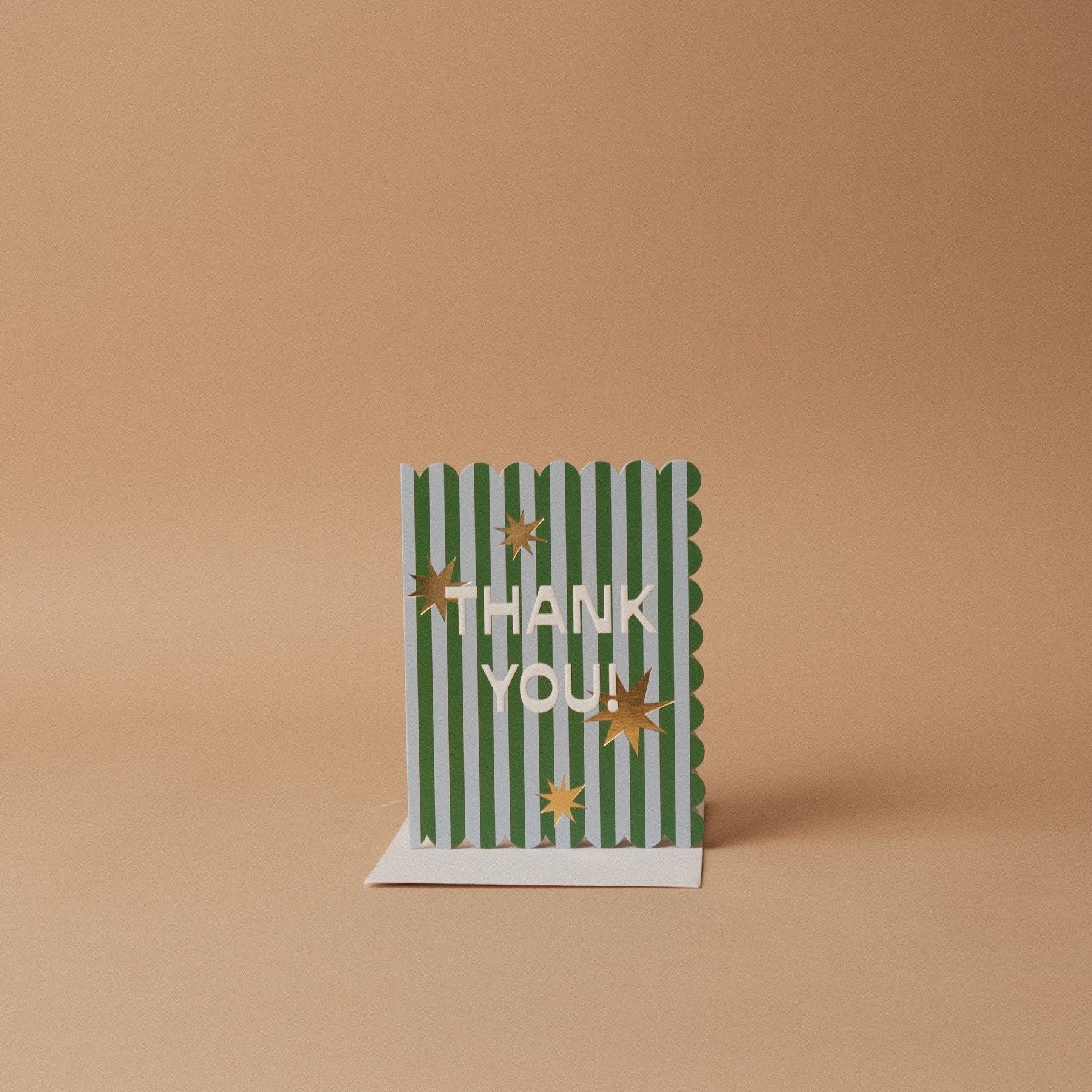 Thank You Stars Card greeting card Halfpenny Postage (Faire)