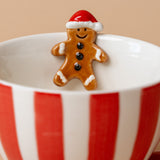 Striped Gingerbread Mug