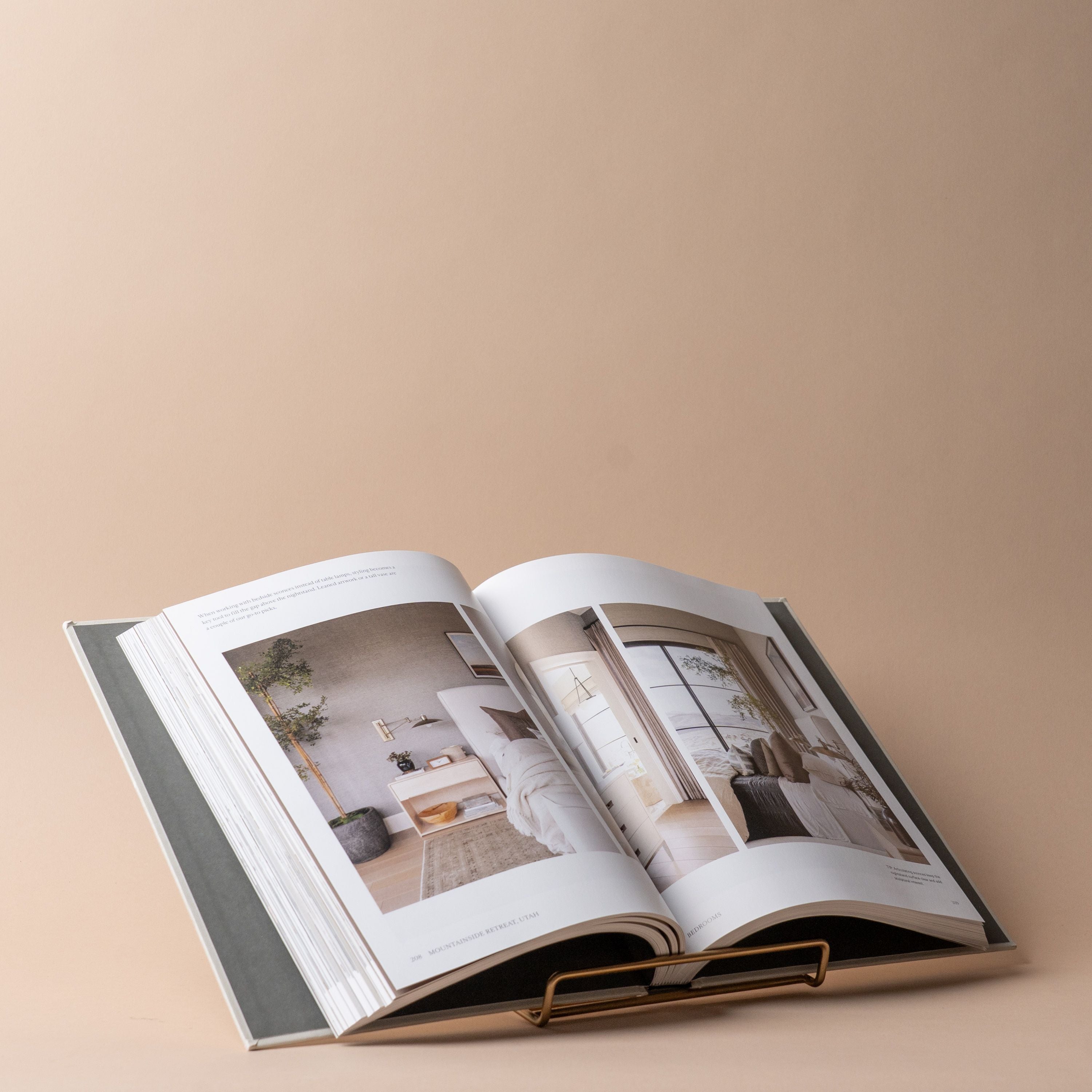 Brass Book Stand brass stand Fog Linen Work