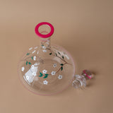 Hand Painted Floral Decanter