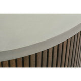 Kindred Fossil Coffee Table 4 - a - FURNITURE - Coffee Table - Round Rowe Furniture