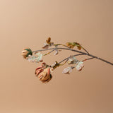 Faux Brown Dahlia Spray