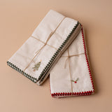 Embroidered Holiday Napkin Set