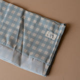Recycled Fabric Book Rack FINNBIRD - book rack 3 Sprouts (Faire) Blue Gingham