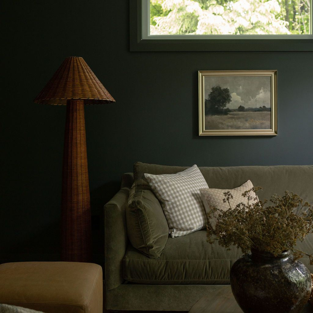 Custom: Madeline 90" Sofa , MADELINE-033 Fabric 13295-13, latte leg 1 - FURNITURE - sofa Rowe Furniture
