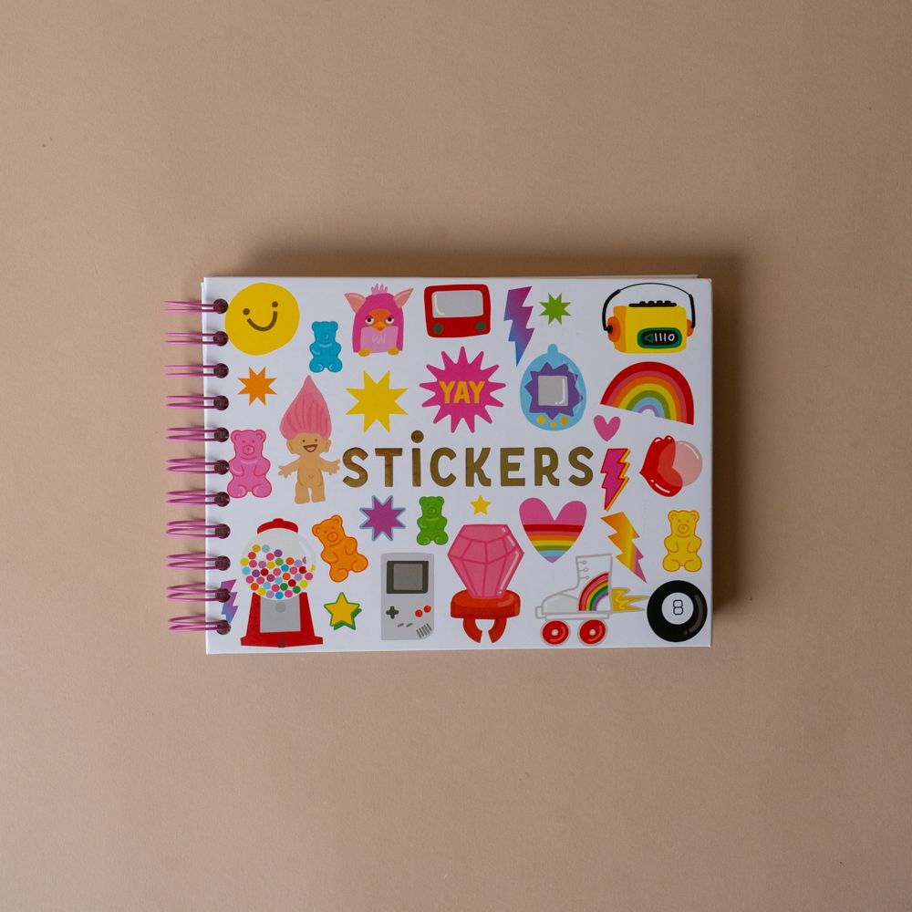 Hardcover Retro Sticker Book - Rug & Weave