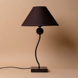 Burgundy Wave Table Lamp