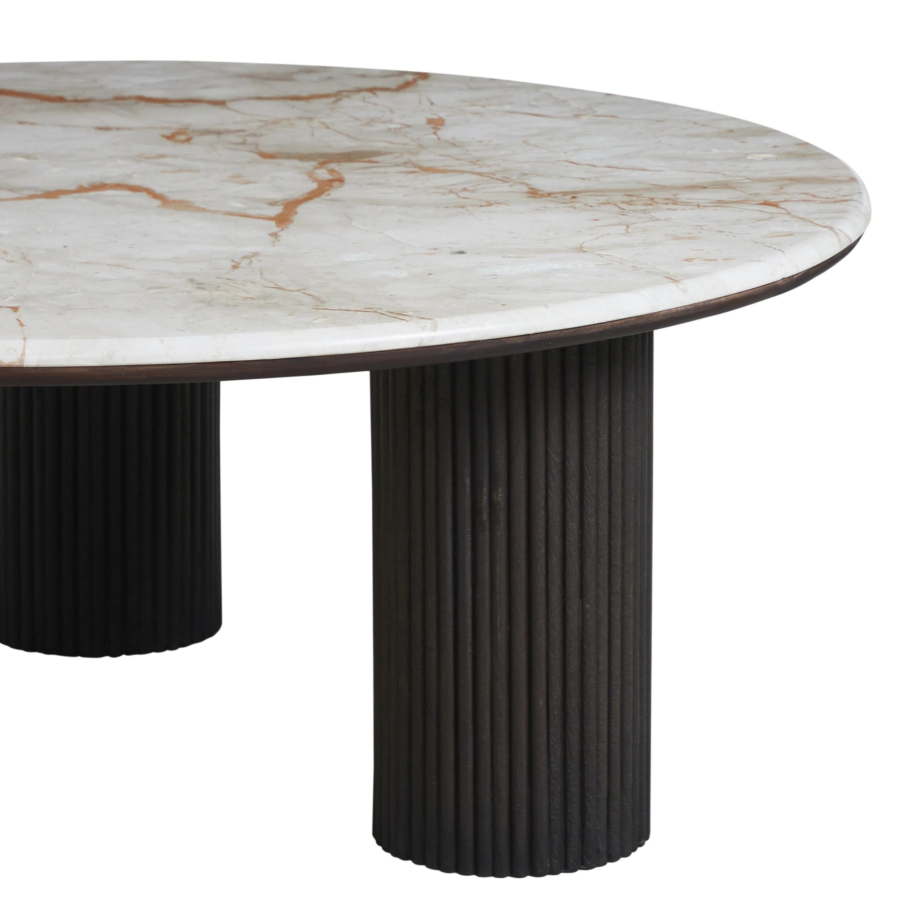 Alviano Breccia Marble Coffee Table FURNITURE - coffee table Renwil