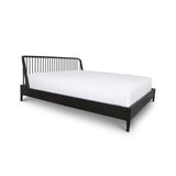 Irwin King Bed - Black - Rug & Weave