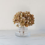 Layered Ribbed Glass Vase- Rug & Weave