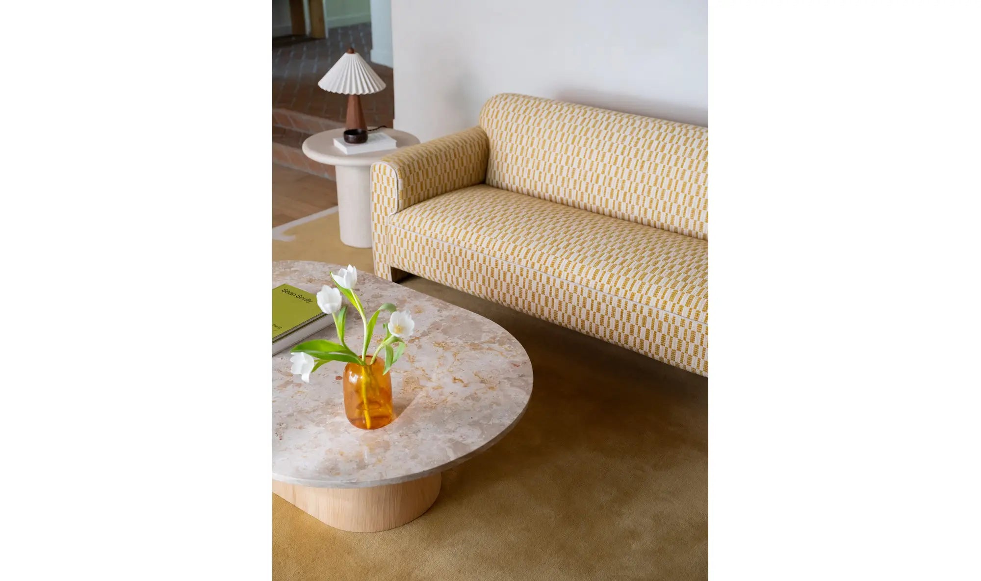 Carter Marble Coffee Table FURNITURE - coffee tables Moe's Furniture