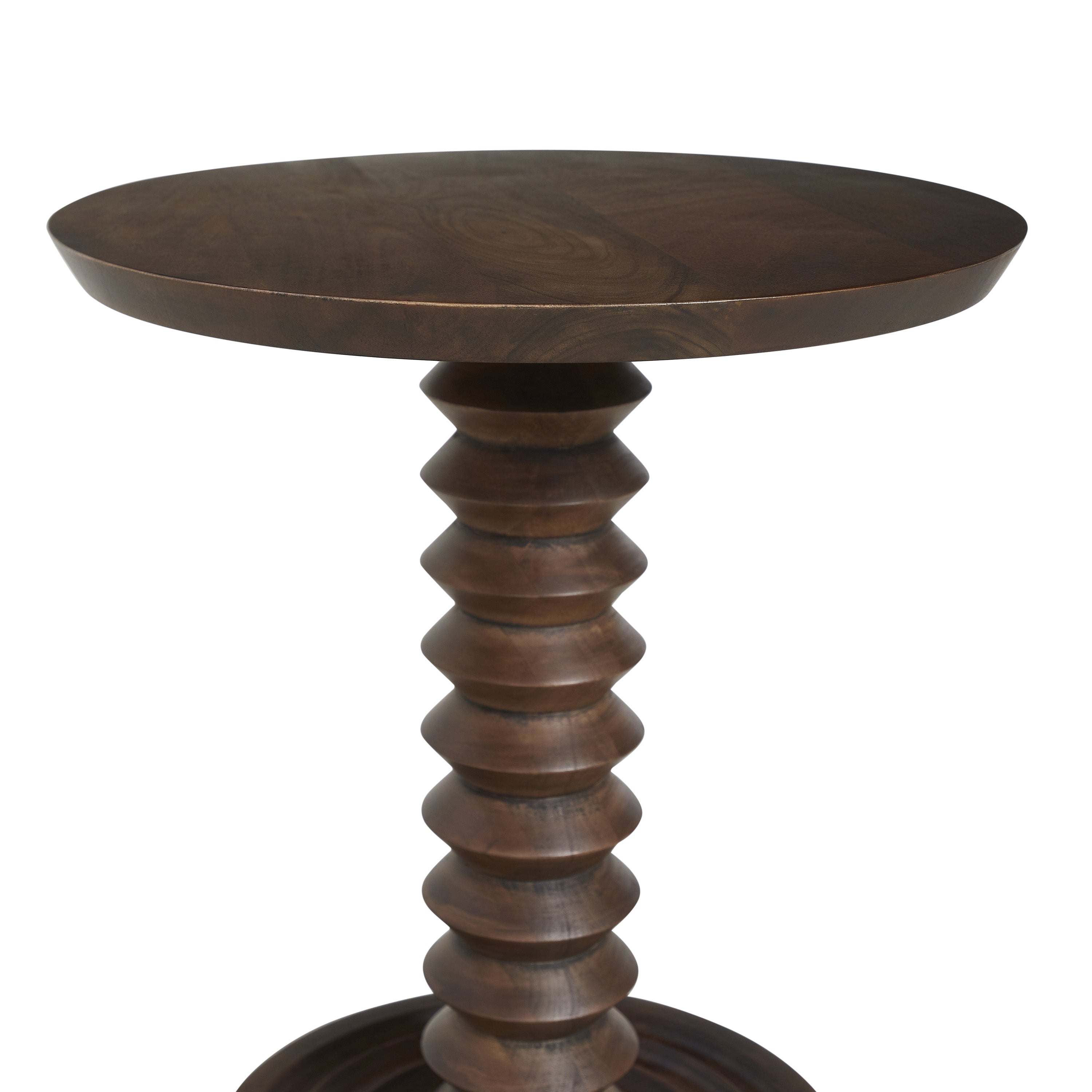 Tonno Indoor Mango Wood Side Table FURNITURE - side table Renwil