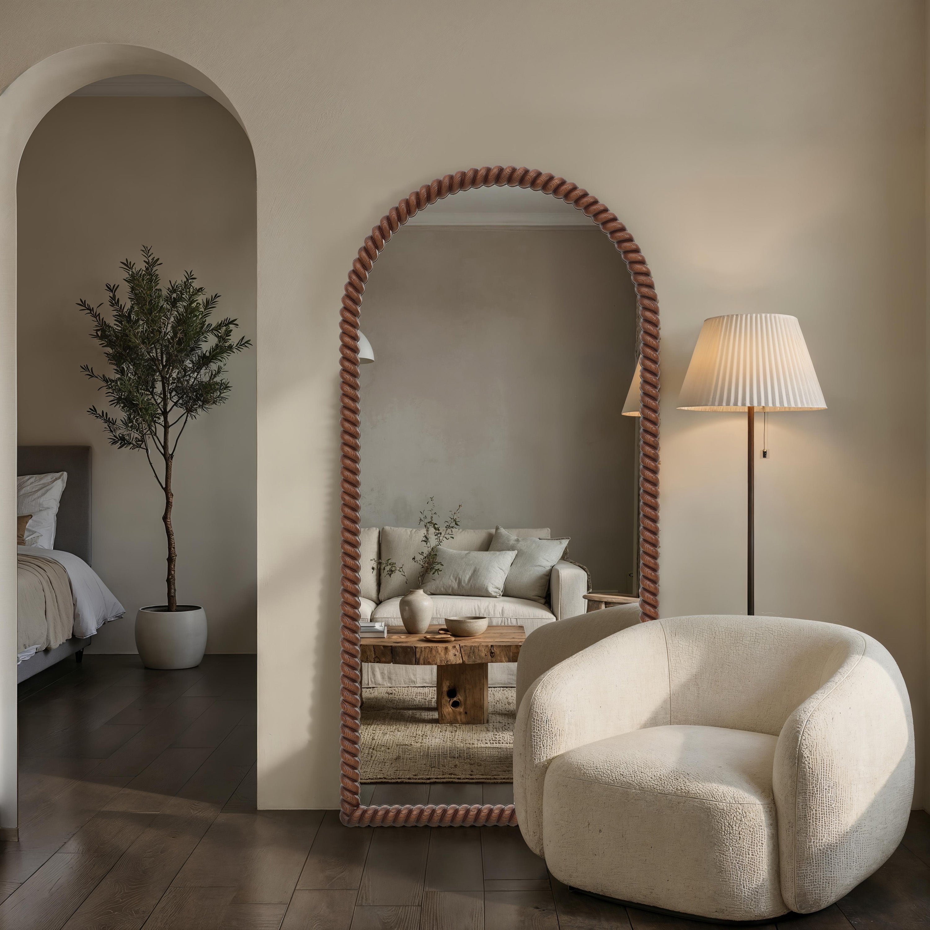 Merritt Leaner Mirror - Rug & Weave