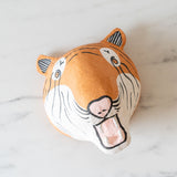 Tiger Paper Mache Wall Ornament - Rug & Weave