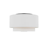 Sawyer Flush Mount LIGHTING - ceiling fixture Visual Comfort Midnight Black