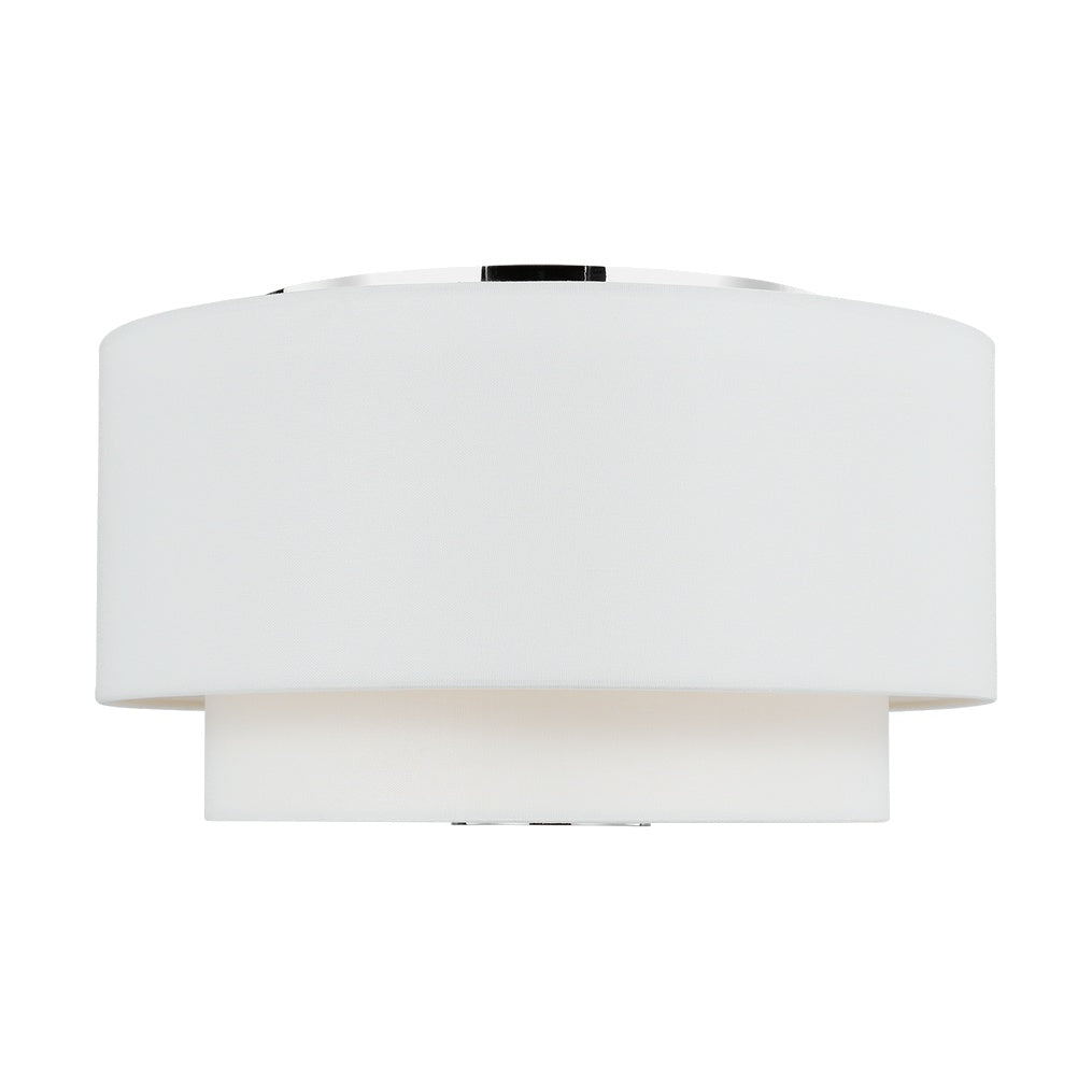 Sawyer Flush Mount LIGHTING - ceiling fixture Visual Comfort Polished Nickel