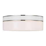 Monroe Large Flush Mount LIGHTING - ceiling fixture Visual Comfort Polished Nickel